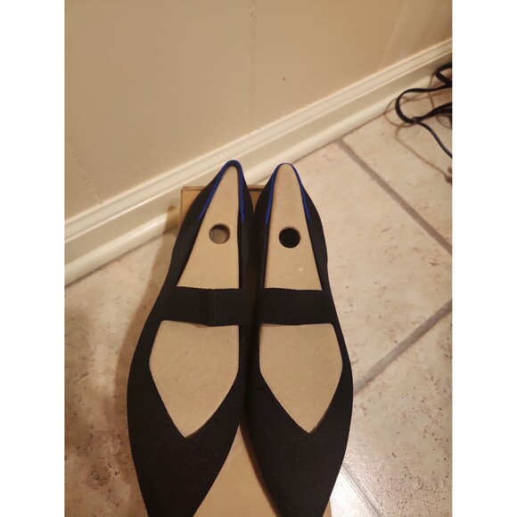 Rothy's "The Square Mary Jane" Flats in Black Size 10.5 - Picture 4 of 12